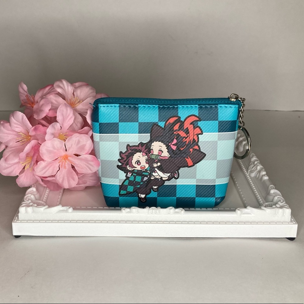 Manga Anime Tanjiro and Nezuko Wallet Coin Purse